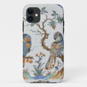 Coques Pour iPhone Motif antique de porcelaine de porcelaine d'oiseau