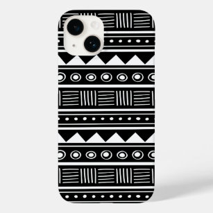 Coques Pour iPhone Motif tribal aztèque noir et blanc