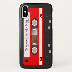 Coques Pour iPhone Rétro caisse personnalisée rouge d'enregistreur à