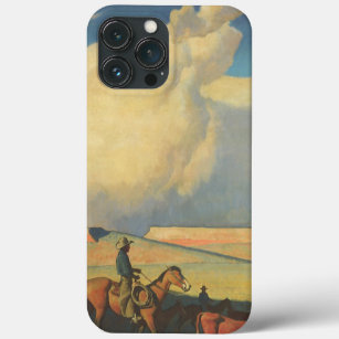 iPhone 13 Pro Max Coque Vintage Cowboys, Open Range par Maynard Dixon