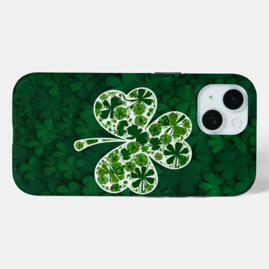 Coques Shamrocks Emerald Green (Verso (horizontal))