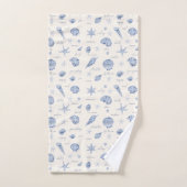 Coques Starfish Sun Fun Texte bleu ID918 (Serviette à main)