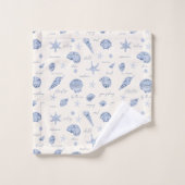 Coques Starfish Sun Fun Texte bleu ID918 (Gant de toilette)