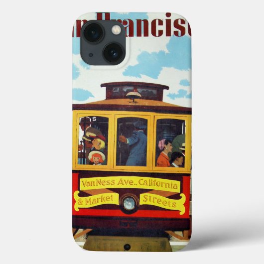 Coques Vintage voyage de San Francisco USA (Verso)