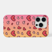 coquet coeur rose coque iphone 15 pro. (Verso Horizontal)
