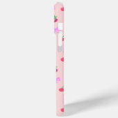 Coquet étui de téléphone cerise (Verso / Gauche)