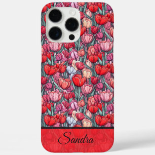 Coquet Étui Iphone Personnalisable Nom Tulipe