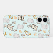 Coquet Kawaii Chatons & Pattes coque iphone 16 (Verso Horizontal)