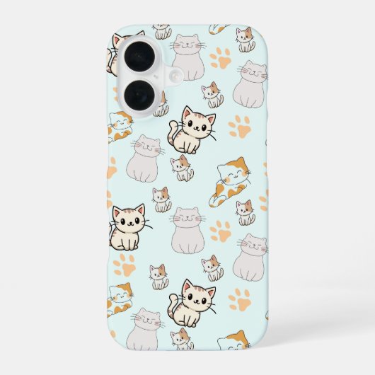 Coquet Kawaii Chatons & Pattes coque iphone 16 (Verso)