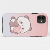 coquet kawaii panda coeur coque iphone 11 case (Dos (Horizontal))