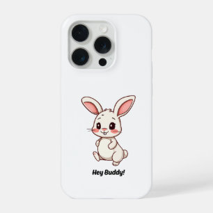 Coquet Lapin de Dessin Animé Étui Téléphone "Hé Co
