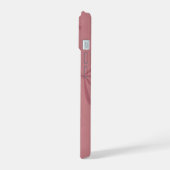 coquet motif de noeud rose iphone 15 coque (Côté gauche)