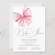 Coquette à mâchoire rose modifiable Invitation