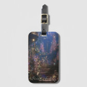 Coquette Aesthetic / Dark fantasy girl Bagagelabel (Voorkant (verticaal))