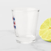 Coquette Amerikaanse Vlag Coquette Bow 4 juli Shot Glas (Rechts)