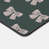 Coquette arc rose esthétique motif mat (Coin)
