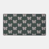 Coquette arc rose esthétique motif mat (Recto)