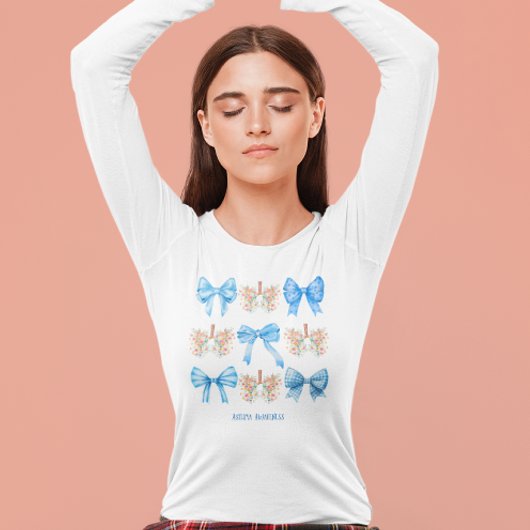 Coquette Astma Bewustzijn Bloemen Allergie T-shirt