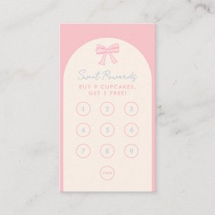 Coquette Bakkerij Loyalty Rewards Ponskaart Stempe Visitekaartje