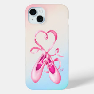 Coquette Ballet Dans Slippers KiniArt iPhone 15 Mini Hoesje