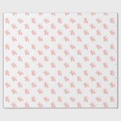 Coquette Balloon Dog Pattern Cadeaupapier (Vlak)