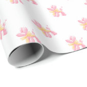 Coquette Balloon Dog Pattern Cadeaupapier (Rol Hoek)
