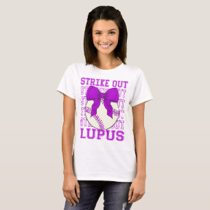 Coquette Baseball Strike Out Lupus T-shirt