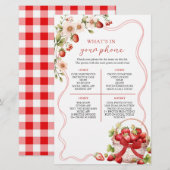 Coquette Berry in liefde wat er in je telefoon spe (Voorkant / Achterkant)