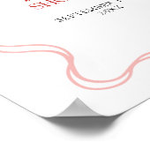 Coquette Berry In Love Fête des mariées Affiche de (Coin)