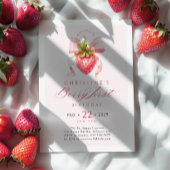 Coquette Berry Invitation pour le premier annivers