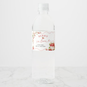 Coquette Berry Verliefde Bruidsdouche Fles Etiket
