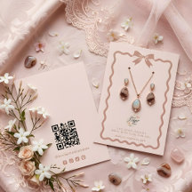 Coquette Boog Sieraden Display Branding Roze TMF26