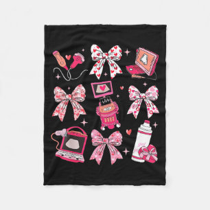 Coquette Boog Sonograaf Valentijnsdag Echoscopist Fleece Deken