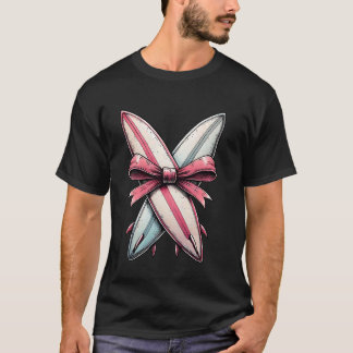 Coquette Boog Surfen Moederdag Surfboarder Surfe T-shirt