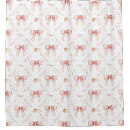 Coquette boog waterverf douchegordijn