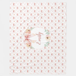 Coquette boog waterverf fleece deken