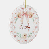 Coquette boog waterverf keramisch ornament (Rechts)