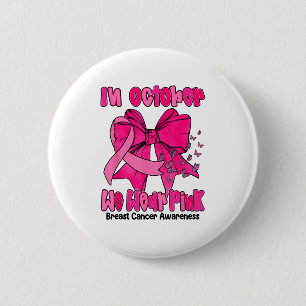 Coquette Bow Butterfly Preppy In oktober Draag we Ronde Button 5,7 Cm
