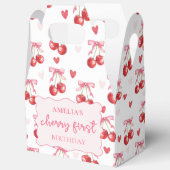 Coquette Bow Cherry Premier anniversaire Ballotins (Ouvrir)