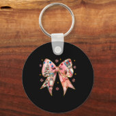 Coquette Bow Christmas Nutcracker Ballet Festive W Sleutelhanger (Voorkant)