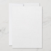 Coquette Bow Faire-part de mariage officiel (Dos)