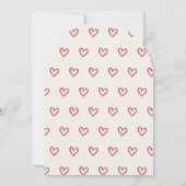 Coquette Bow Galentine's Day Invitation Kaart (Achterkant)