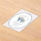 Coquette Bow Garden Manor Bridal Shower Invitation (Poser)