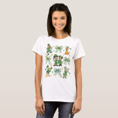 Coquette Bow Mickey And Friends St. Patrick’s Day T-shirt (Voorkant volledig)