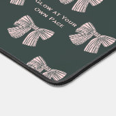 Coquette Bow noir et rose brillant à votre propre  (Coin)