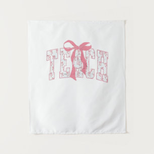 Coquette Bow Pencil Design Docenten Wandkleed