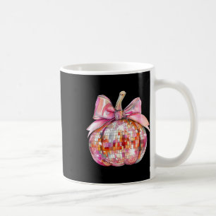 Coquette Bow Pumpkin Seizoen Thanksgiving Herfst F Koffiemok