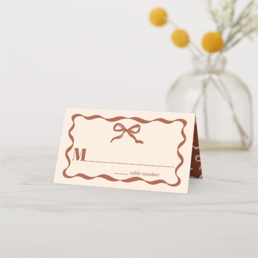 Coquette Bow Retro bruiloft (Voorkant)