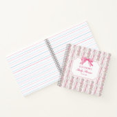 Coquette Bow rose Baby shower livre d'or (Intérieur)