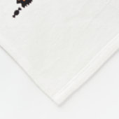 Coquette Bow Schattigee spookhonden Halloween pomp Fleece Deken (Hoek)